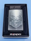 Zippo Harley-davidson Skull Black Matte Color Image 28813