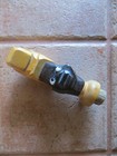 Vintage Wooden Hard Carved Bottle Stopper pourer Works Perfectly - One Of A Kind