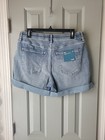 Jag Mid Rise Boyfriend Cuffed Jean Shorts Size 12   nwt  
