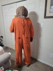 Trick Or Treat Sam Halloween Costume Adult S m Used Jumpsuit mask Sucker