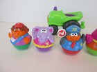 Vintage Playskool Weebles Wobble Hasbro 2003 Lot Of 5 Plus Farm Tractor