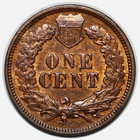 1872 Indian Head Cent Penny Rare This Nice Red Brown Choice Bu   Rb Key Date