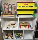 Vtg Large Wooden Bead Maze Montessori Educational Great For Home Or School