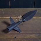Hand Forged Medieval Leaf Design Spearhead     Decorative Collectible