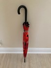 Rare Vintage Marimekko Unikko Poppies Large Stick Umbrella Curved Never Used