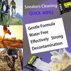 2 Pack 60 Pcs Sneaker Shoe Dirt Cleaner Quick Wipes Disposable Travel Portable