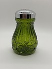 Vintage Le Smith Moon And Stars Emerald Green Sugar cheese Shaker 4 75 