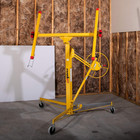   Drywall Lift  Sheetrock Hoist 125  150 Lbs  Rolling Panel Lift  Drywall Instal