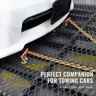 5 16  X 3  G80 Tow Chain V-chain Bridle Rtj   Grab Hooks Wrecker 10800 Lbs