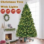 4 5 6 7ft Christmas Tree With Led Lights Traditional Bushy Xmas Decor Us Post