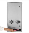 Bobrick 3706 25 Stainless Steel Recessed Tampon Dispenser 25 Cents