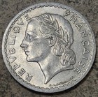 France          Five  5  Franc Coin 1945