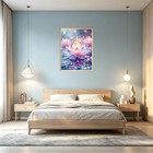 Pink Lotus Diamond Art Kits For Adults round 5d Diamond Painting Kits For Beginn