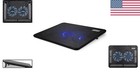 Portable Slim Laptop Cooling Pad With 2 Quiet Led Fans For 11-14 Inch Laptops