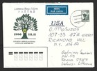 Aop Lithuania   Ussr 1990 Combination Franked Cover To Usa