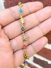 Newborn Baby children Boy girl Gf Elephant Evil Eye Bracelet pulsera Para Bebe