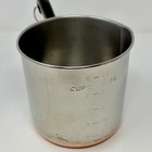 Revere Ware Copper Clad 1 1 2 Qt 5 Cup Measuring Sauce Gravy Pan Spout Vintage
