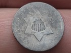 1851-1853 Three 3 Cent Silver Trime- 3cs  Type 1  About Good Details