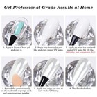 Magic White Chrome Nail Powder Super Glossy Mirror Effect
