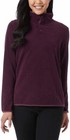 Nwt 32 Degrees Women Midweight Snap Arctic Fleece Port Grape Sz S  70 L280