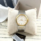 Seiko Men s Sur558 Essentials Collection White Dial Quartz Watch 39mm
