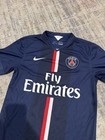 Nike Paris Saint-germain Psg Home Soccer Football Jersey Mens Small Blue Custom