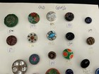 Mixed Lot 35 Vintage   Antique Buttons Old Glass Buttons