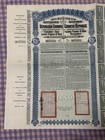 1913 China Lung-tsing-u-hai Railway   20 Gold Loan Reserve Bond Complete Coupons 