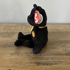 Haunt 2001 Ty Beanie Babie 8in Black Halloween Bear 3up Boys Girls 4377