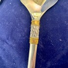 Two Wallace  aegean Weave  Pattern Sterling Silver Sugar Spoons