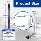 1 Pair Of Boat Trailer Guide  Trailer Guide Ons Galvanized Steel For Boat