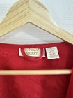 Vintage Victoria s Secret Red Satin Paisley Kimono Robe One Size Tie Closure