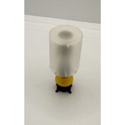 1 12 Dollhouse Miniature Regency Table Lamp Gold Black White With Bulb