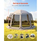 Uimoso Pop Up Screen House Tent 12  X 11  Gazebo Camping Mesh Tent 10-12 People