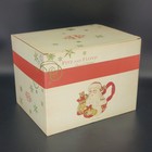 Fitz And Floyd Classics Clairmont Old Fashioned Styled Santa Teapot Boxed