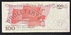 Poland 100 Zlotych 1986 Banknote Foreign Currency World Paper Money Free S h