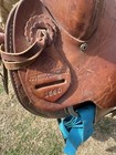 Hand Made By Doyle Horton Western Saddle Tooled Leather Collectible