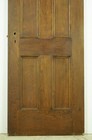 Vintage 6 Panel Dark Stained Pine Passage Door 28 X 78 75 In 