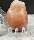 Healing Crystal Wands   2  Clear Quartz Crystal Wand 6 Faceted Reiki Chakra M   