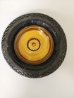 Vintage Goodyear Balloon Tire Ashtray Amber Glass Center Advertising