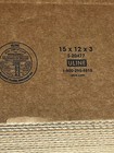 Uline S-20477 15   x12   x3    200  Corrugated Shipping Boxes Kraft Variations
