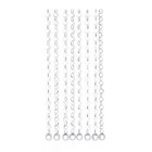 8 Clear 13  Long Acrylic Octagon Crystals Drops Garlands Wedding Decorations