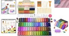 60 Color Polymer Clay Kit With Tools   Mold - Perfect For Kids  Creativity