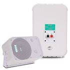 Pyle Wired 6 5  Indoor outdoor Waterproof Speakers  pair  - White Pdwr50w