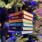 Jane Austen Christmas Tree Ornament  Bookish Christmas Decoration  Blown Glass