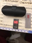  New Ray Ban Genuine Black Sunglasses Xlarge Case Snap Closure Belt Loop 