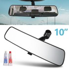 10 In Inside Rear View Mirror W  Ab Glue Heavy Duty Replacement Mirror Universal
