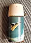  Vintage Mid-century Dome Lunch Box With Original Thermos  rare 