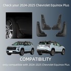 Mud Flaps For 2025 2026 Chevrolet Equinox  won t Fit Ev    wheel   Tire Splash G