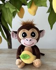 Mango Monkey Stuffed Animal Plush Toy  Small 6-14 In  Brown beige